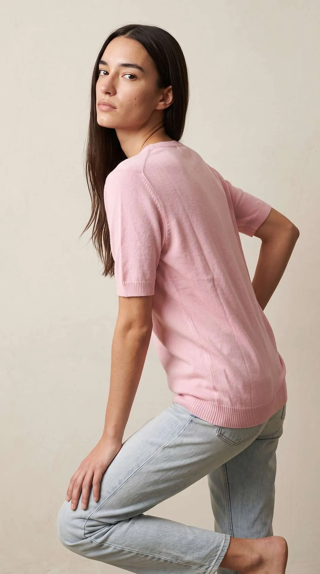 Remera Bologna Rosa Espalda