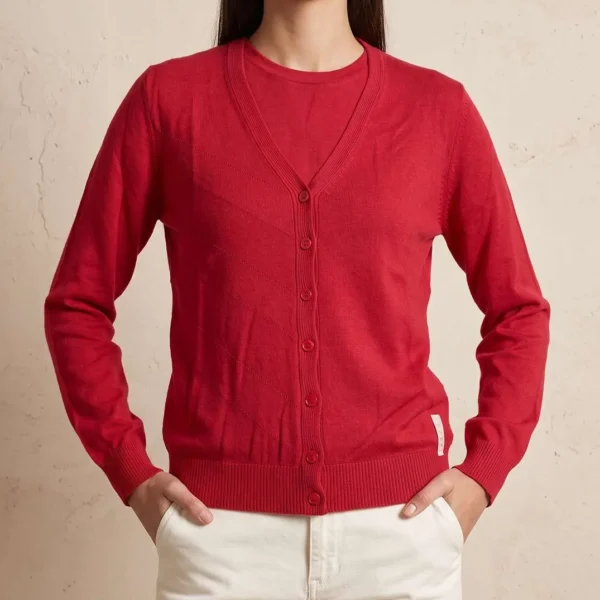Cardigan Sorrento Rojo
