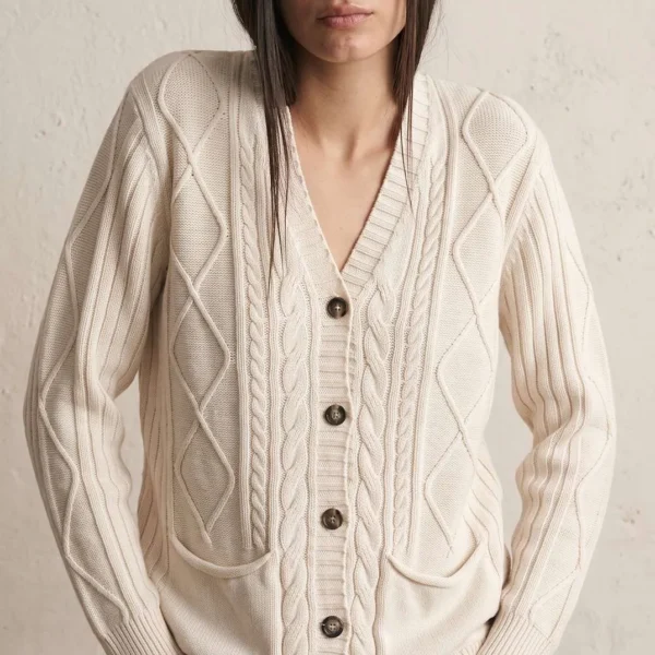 Cardigan Florencia Crudo